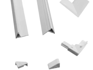 Комплект декоративных планок для поддонов и раковины, цвет белый